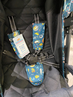 Коляска прогулочная Babalo 2023 океан черная рама