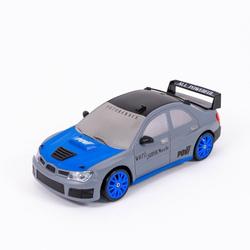 Радиоуправляемая машина для дрифта Subaru Impreza WRX (19 см, 15 км/ч, сменные колеса, фишки) - SC24A06 серо-синий