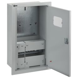 Корпус металлический встраиваемый ЭРА ЩУРВ-3/12 (500х300х155) IP31 УХЛЗ серый | Корпуса металлические учетно-распределительные