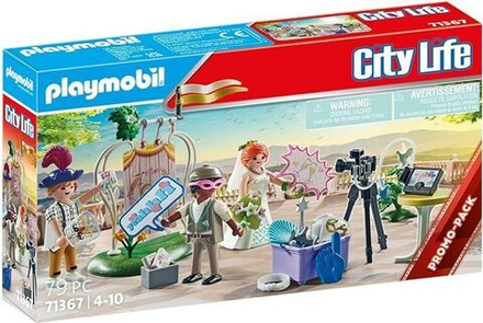 Конструктор Playmobil City Life - Свадебная фотобудка, волшебные фотографии со свадебного банкета - Плеймобиль 71367
