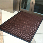 Коврик 80*120см придверный влаговпитывающий, темно-коричневый