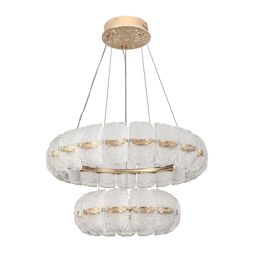 Подвесная светодиодная люстра Modelux ML.2520.800.500 GD