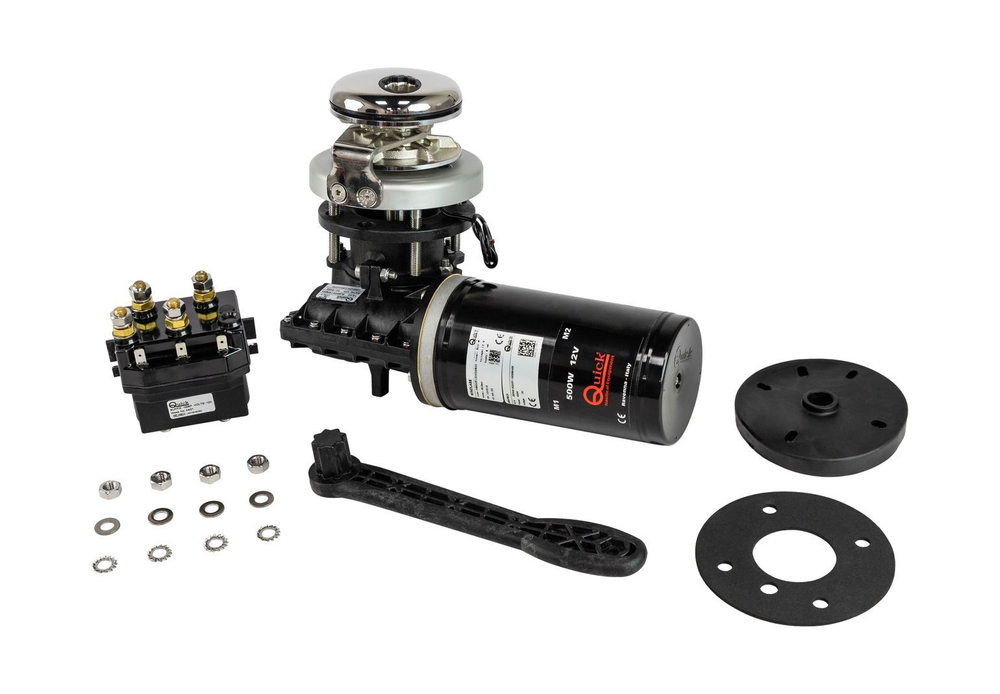 Лебедка якорная Quick Rider R1 512, 12В, цепь 6мм