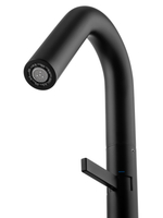 Смеситель для раковины высокий WONZON & WOGHAND, Черный матовый (WW-6068-MB)