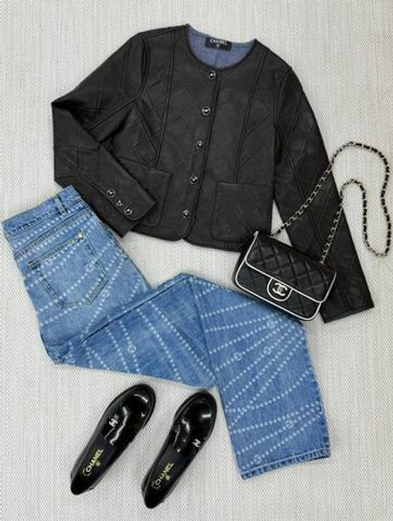 Кожаная куртка CHANEL