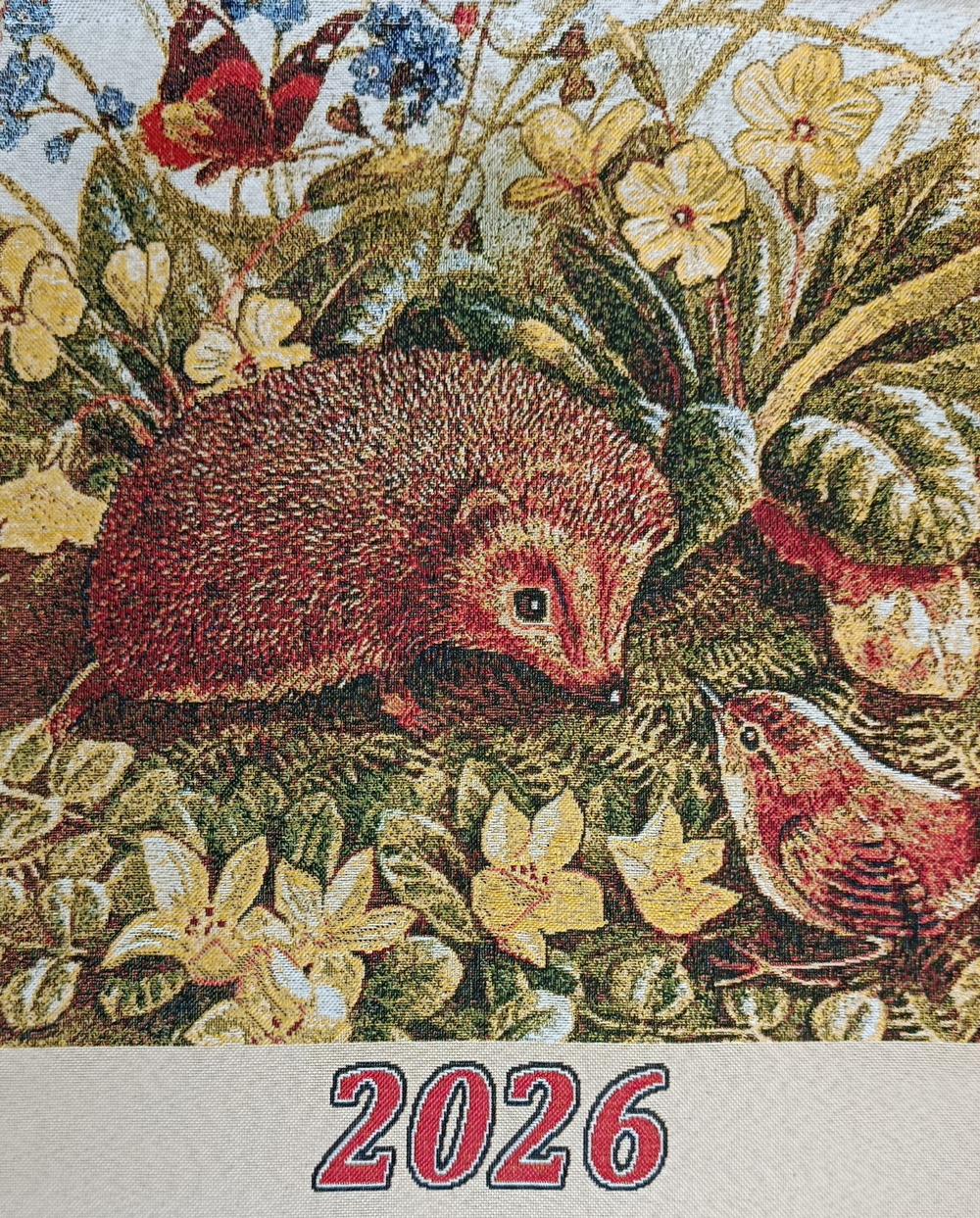 Календарь из гобелена на 2026 год Лето 38х70