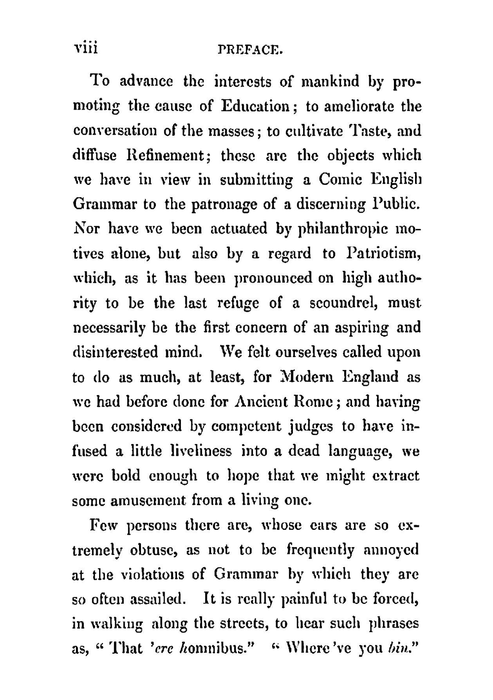 The comic English grammar. a new and facetious introduction to the English tongue | Percival Leigh