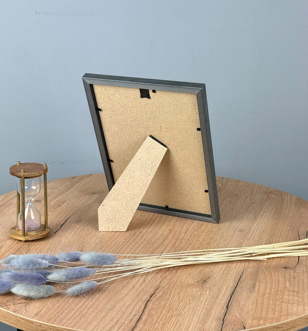 Фоторамка 15х21 см, серая, арт. 1521.747826