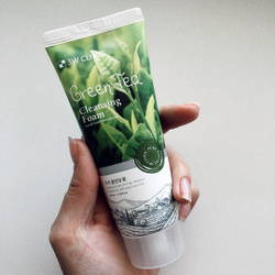 3W Clinic пенка для умывания Green Tea Foam Cleansing, 100 мл