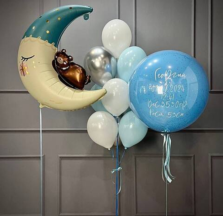 Набор на выписку «Мишка на луне»