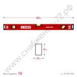 ЗУБР МАСТЕР, 600 мм, уровень с усиленным профилем (34584-060)