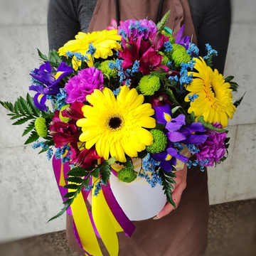 Композиция с герберами