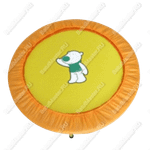 Каркасный батут «Мишка», диаметр 4,5 фт, оранжевый