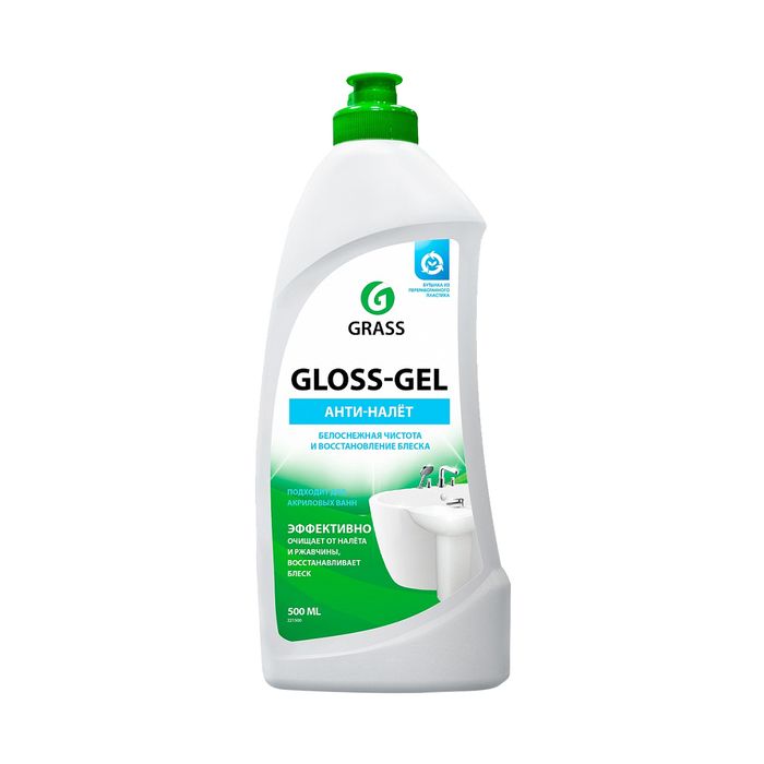 Чистящее ср-во с усиленной гелевой формулой Gloss Gel 500ml Grass