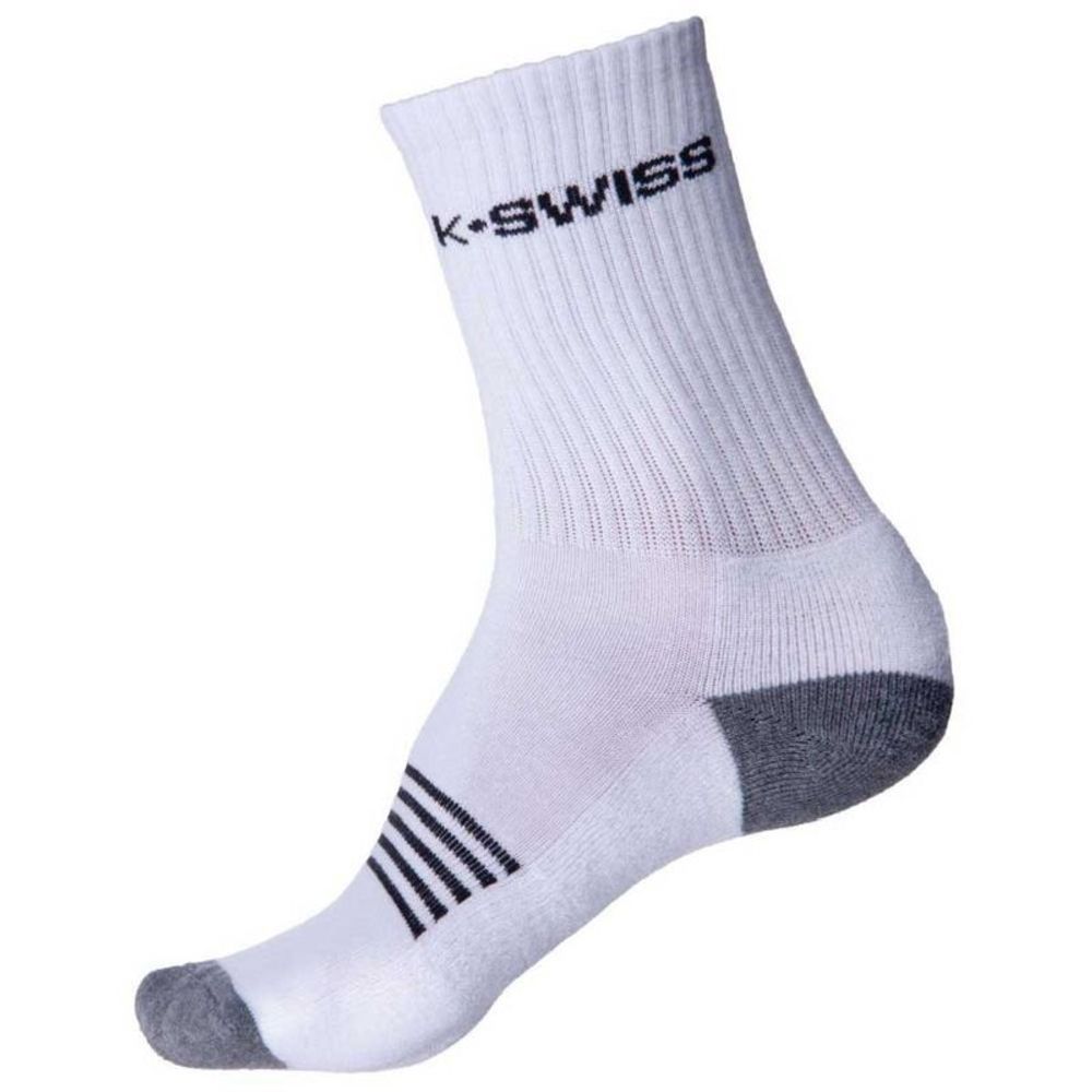 Теннисные носки K-Swiss Mens Crew Socks 3P- white/black