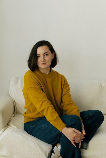 Джемпер Л.Т., 100% шерсть ягнёнка, цвет оливковый.