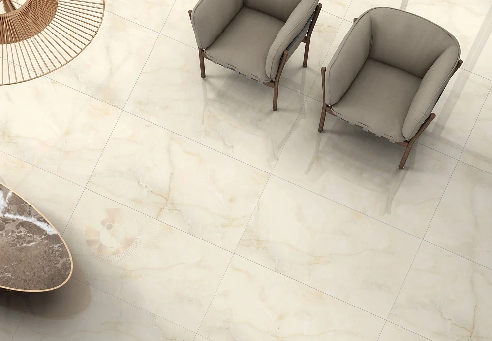 Керамогранит Cloud onyx бежевый 60x120 полированный GT120605002PR