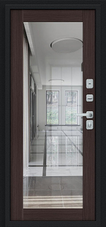 Thermo Флэш МФ/BChrome Букле черное/Wenge Melinga 205*86 левое