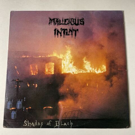 Винтажная виниловая пластинка LP Malicious Intent Shades Of Black (Canada 1989)