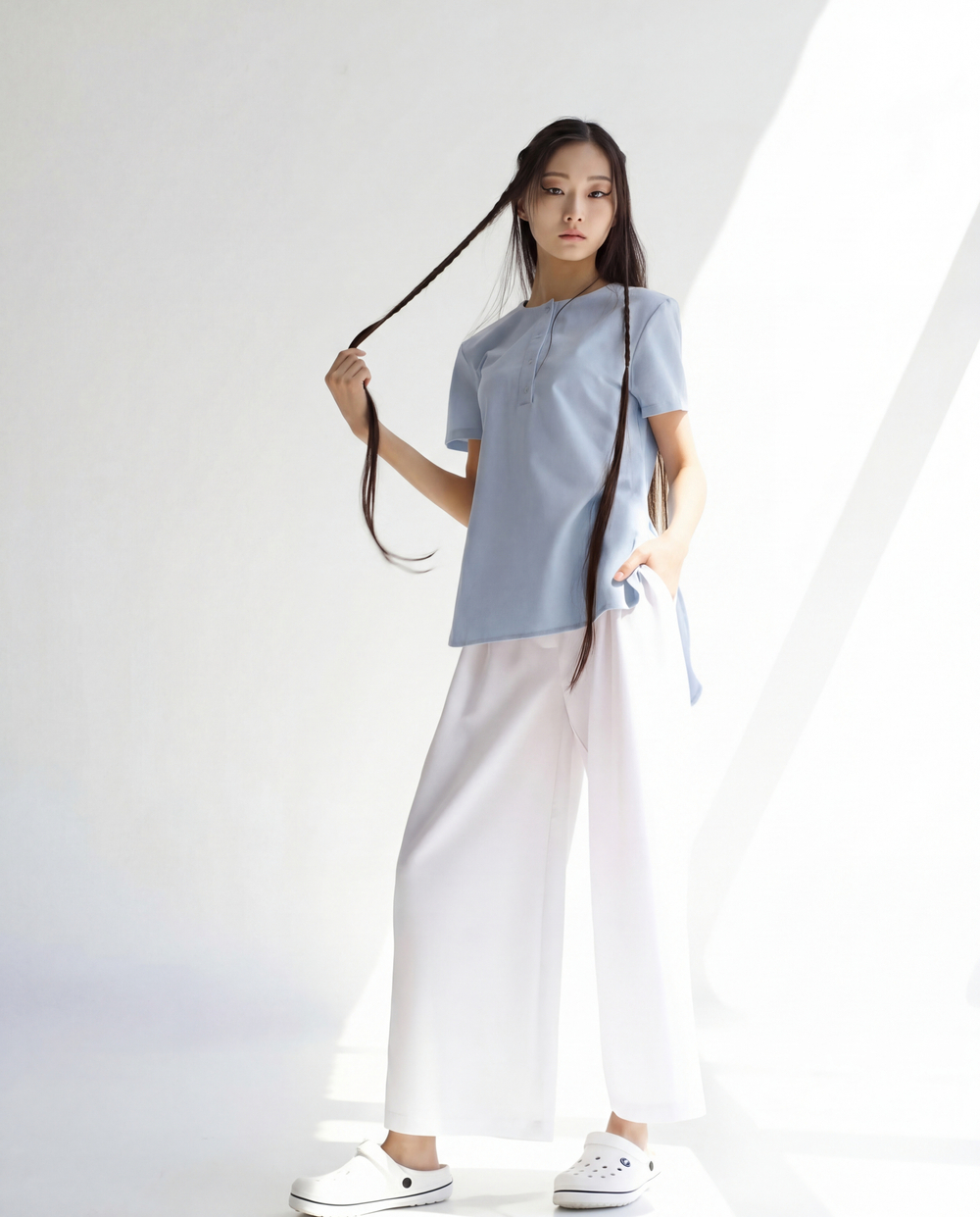 Блуза Medici 015 голубая