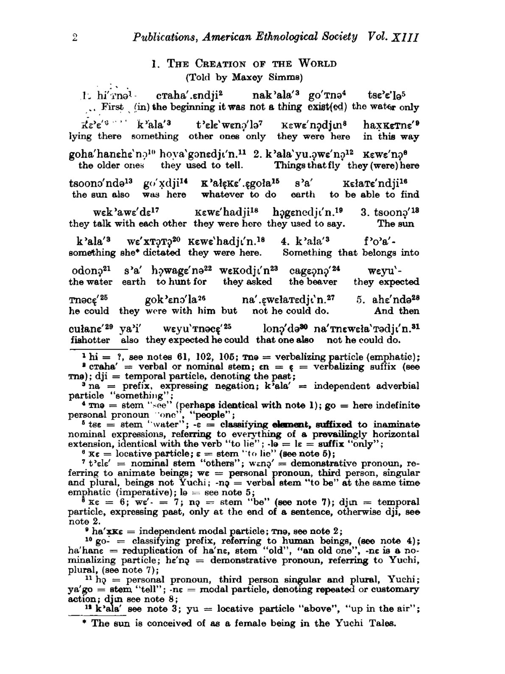 Yuchi Tales | Gunther Wagner