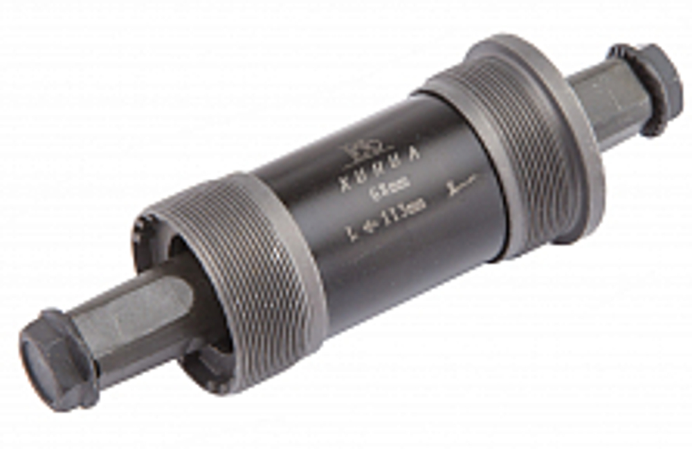 Картридж каретки 68х113мм XH-AXLE-05 XUHUA 1.37"х24tpi, ось под квадрат, стальной