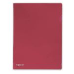 Папка-уголок inФОРМАТ А4 пластик 180 мкм красн.