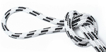 Шнур для яхт 10 мм, бело-черный,1800 кгс, 50 м, бухта