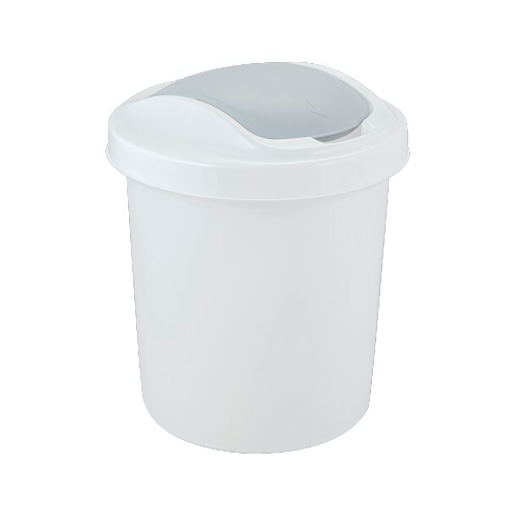Контейнер для мусора Vogue 12 л белый