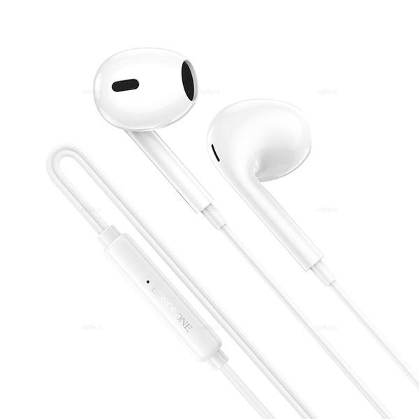 Проводные наушники Borofone для Type-C BM100 MAX (white)