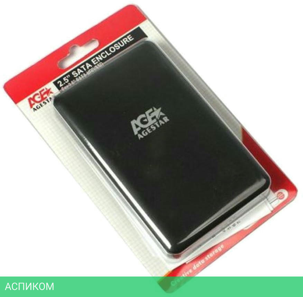 Бокс для накопителя AgeStar 31UBCP3 Black