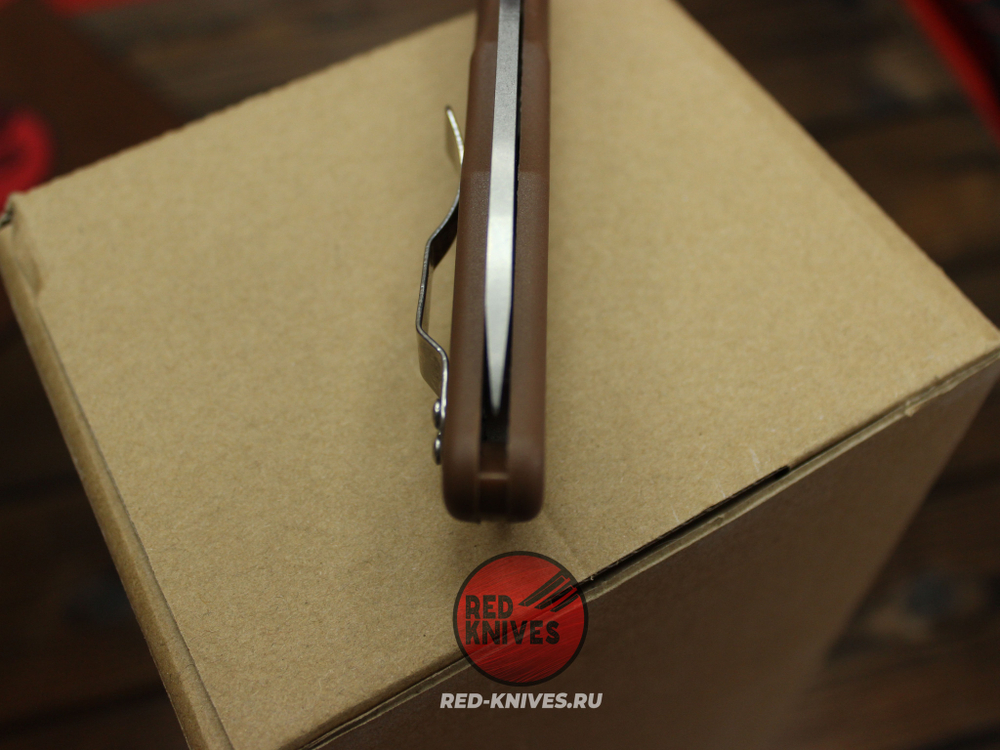 Нож Spyderco Endura 4 Emerson Wave - рук. коричневая (версия 2024г.) RK-501