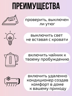 Умная розетка ZigBee 16А с Алисой