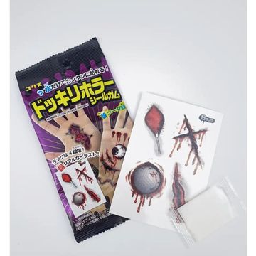 Жевательная резинка Coris Хоррор с набором тату 3,5гр (Япония)