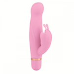 Розовый вибратор с клиторальной бабочкой ENTINCE ELIZABETH