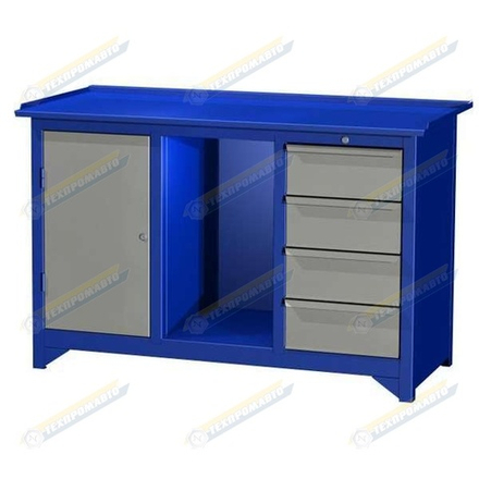 Верстак слесарный двухтумбовый с нишей АС-119