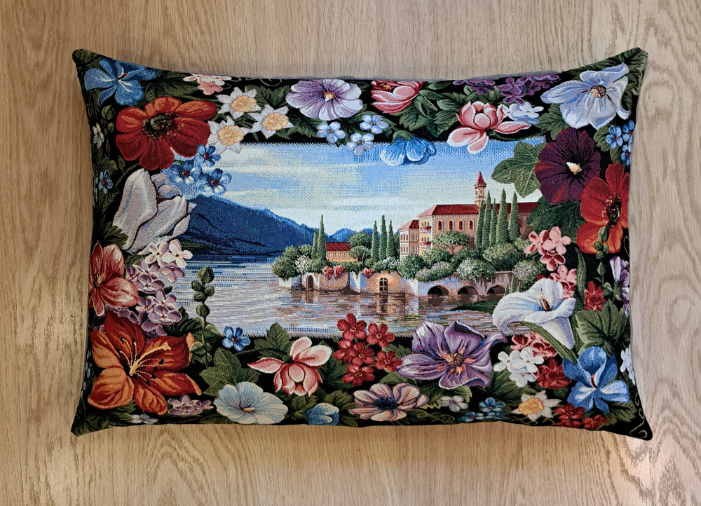 Декоративная гобеленовая наволочка для интерьерной подушки Мечта 68х47
