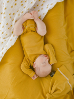 Боди Mjölk Mustard с длинным рукавом