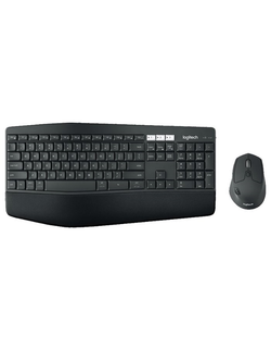 Logitech Wireless Desktop MK850 Performance(Keybord&mouse), Black, Bluetooth, 2.4GHz [920-008232]