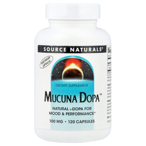 Source Naturals, Mucuna Dopa™, 100 мг, 120 капсул