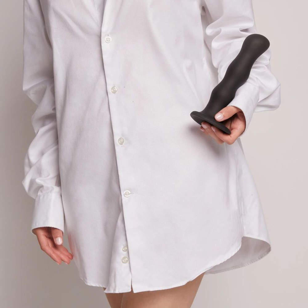 Фаллоимитатор Strap-On-Me Dildo Geisha Ball черный M, 16,5 см