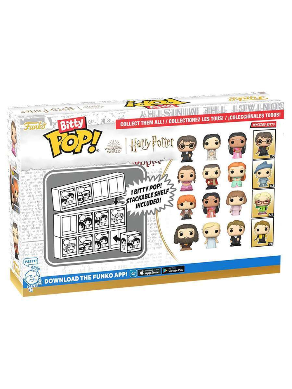 Фигурка Funko Bitty POP! Harry Potter GoF Ron+Padma+Madame Maxime+Mystery (1 of 4) 4PK 83656