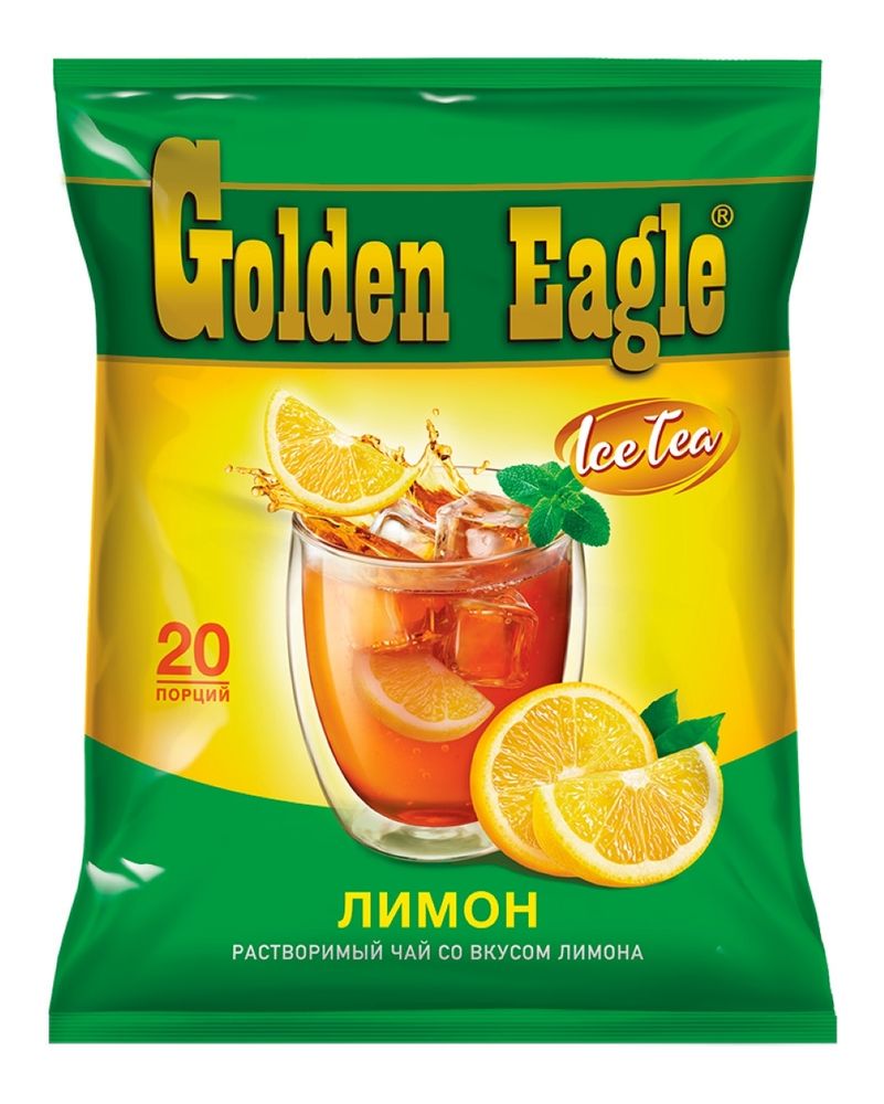 Чай Golden Eagle растворимый со вкусом лимона 20 шт