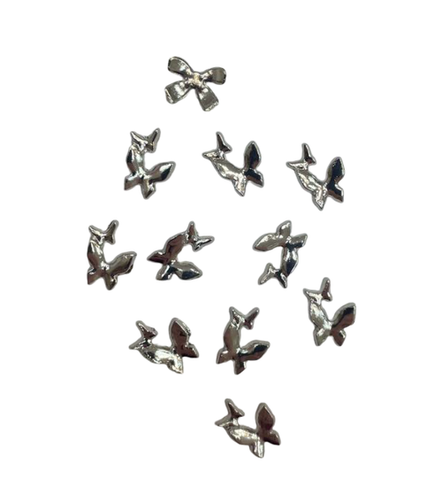 Фигурки металлические бабочки, 1 шт