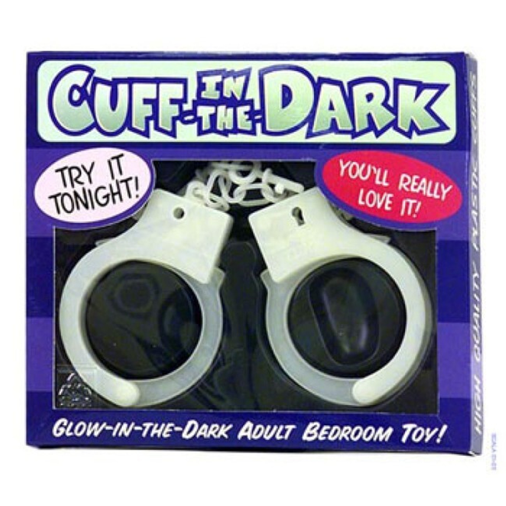 Наручники светящиеся в темноте Cuff in the Dark (Цвет: белый)
