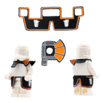 Комплект тканевых аксессуаров для клонов коммандеров (Цвета в ассортименте)