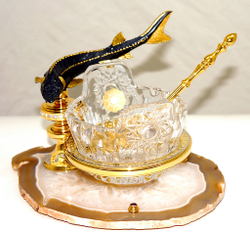 Икорница на агате