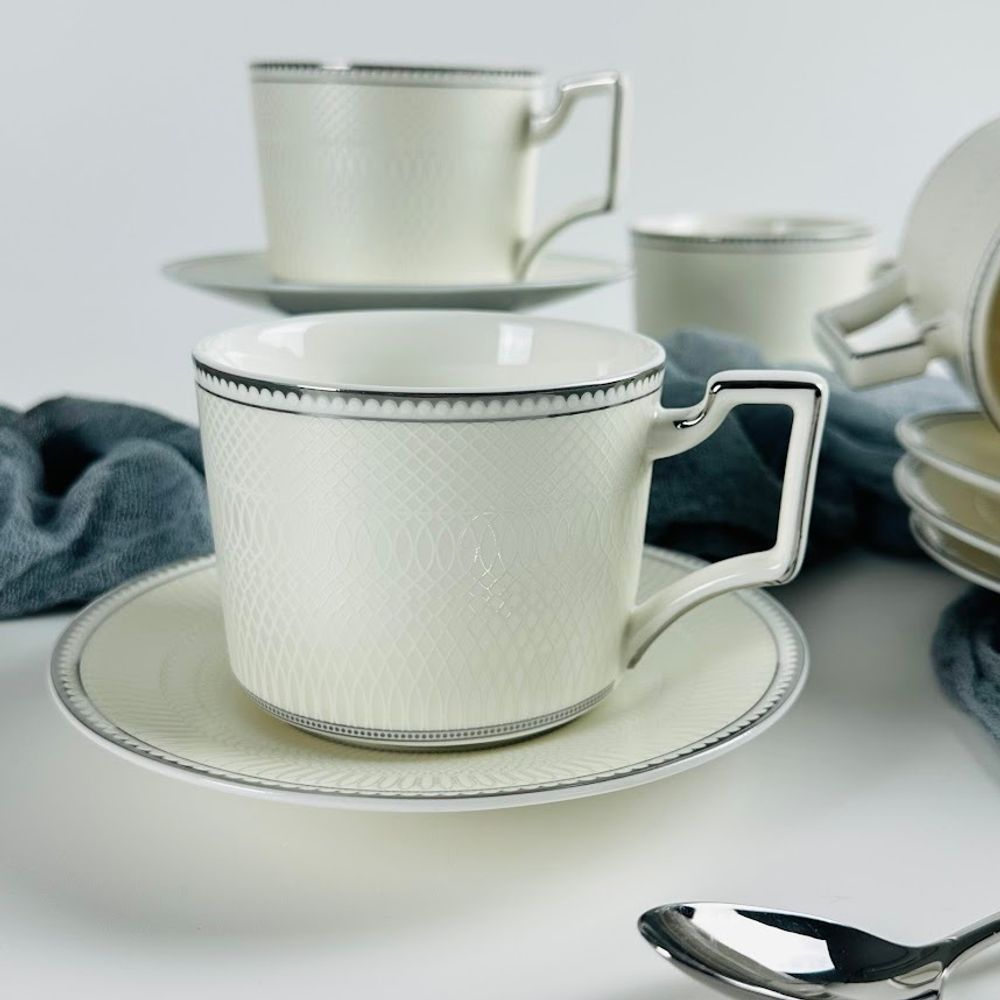 Lenardi 244-054 Чайный набор 12пр .280мл в под.уп.(х8)Фарфор