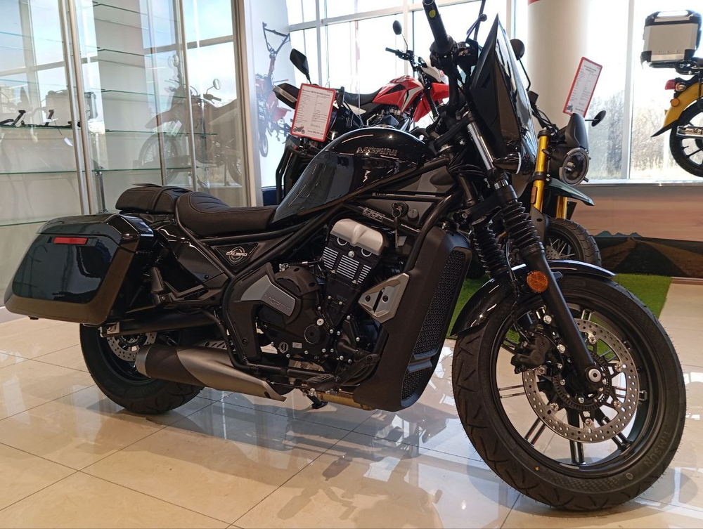 Мотоцикл Moto Morini CALIBRO BAGGER черный