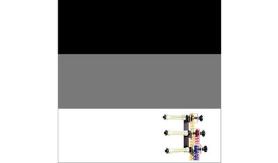 Комплект бумажных фонов 1,35 м с системой установки Vibrantone 135 3W Kit